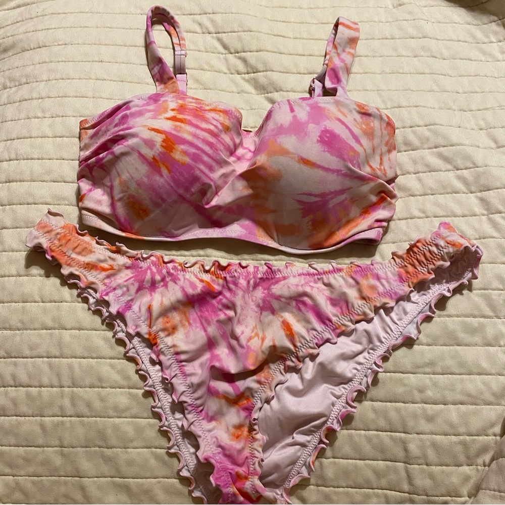 Shade & Shore Tie-Dye Bikini Set